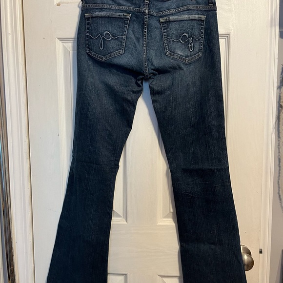 Guess Dark Blue Flare Jeans - Picture 2 of 3